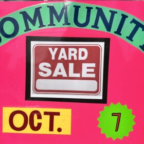 Community yard sale